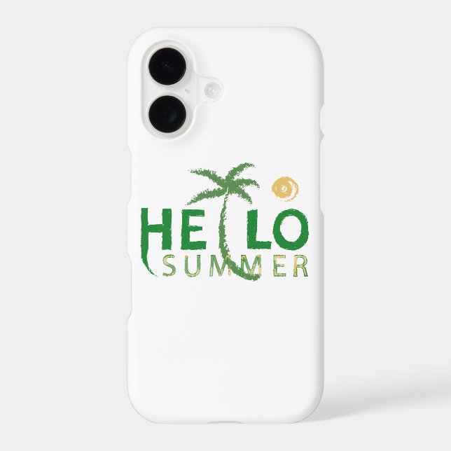 Hello Summer iPhone Case (Back)