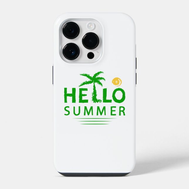 Hello Summer iPhone Case (Back)