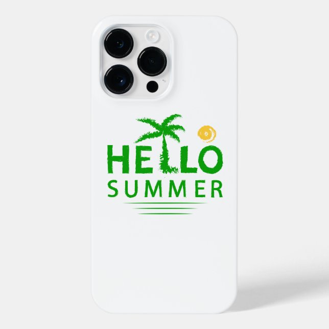 Hello Summer iPhone Case (Back)