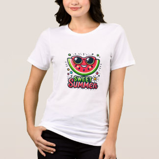 Hello Summer - Kawaii Summer Tee for Women & Tees