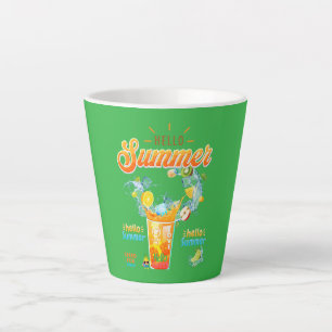 Hello Summer Latte Mug