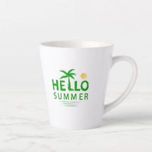 Hello Summer Latte Mug