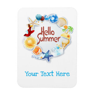 Hello Summer Magnet