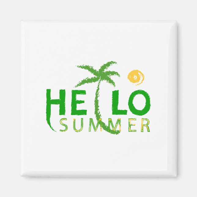 Hello Summer Magnet (Front)