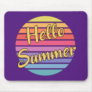 Hello Summer Mouse Pad