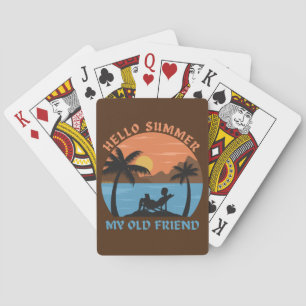 HELLO SUMMER MY OLD FRIEND PLAYING CARDS