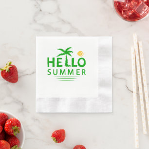 Hello Summer Napkin