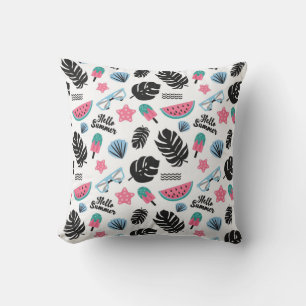 Hello Summer Outdoor Pillow