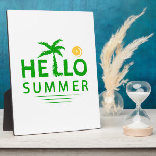 Hello Summer Plaque