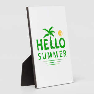 Hello Summer Plaque