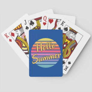 Hello Summer Playing Cards