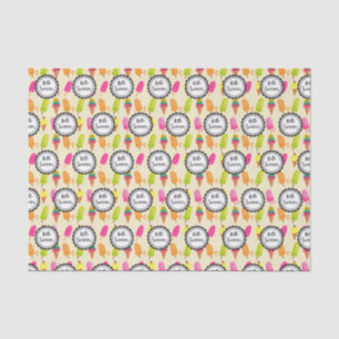 Hello Summer Popsicles and Ice Cream Tissue Paper