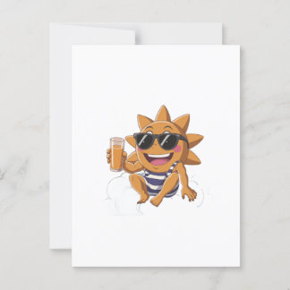 Hello summer postcard