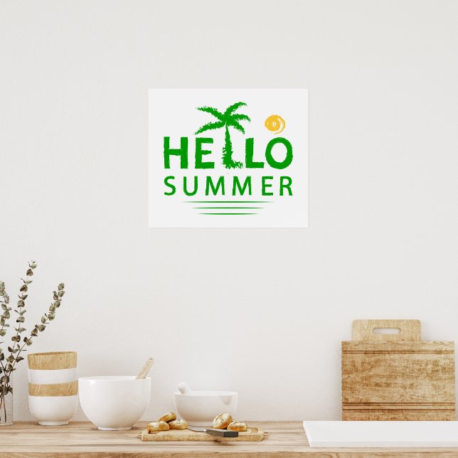 Hello Summer Poster (Kitchen)