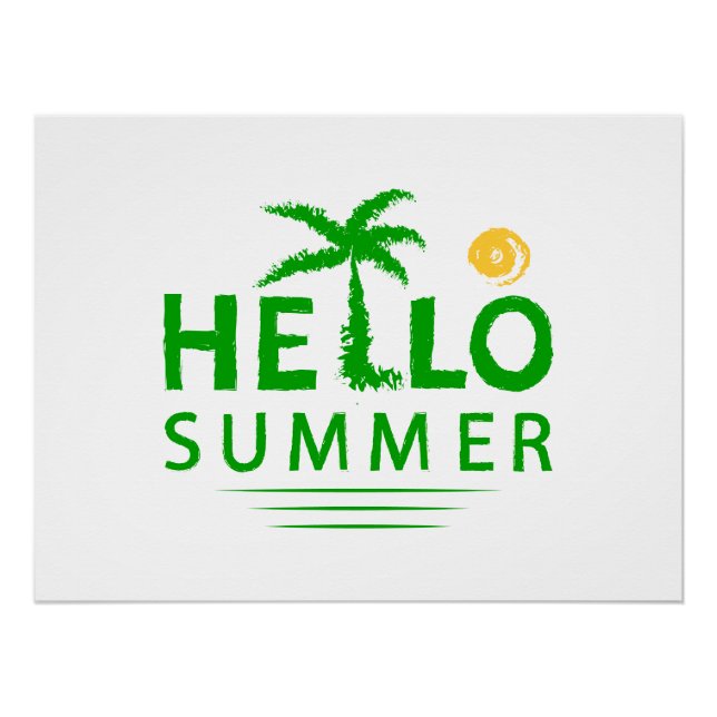 Hello Summer Poster (Front)