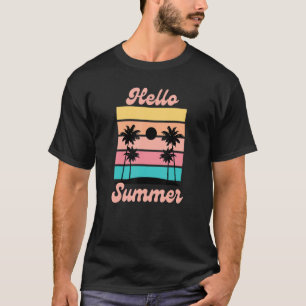 Hello Summer Retro Paradise T-Shirt