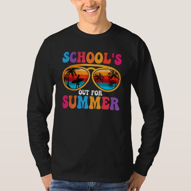 Hello Summer  School s Out For Summer Teacher Boys T-Shirt (Front)