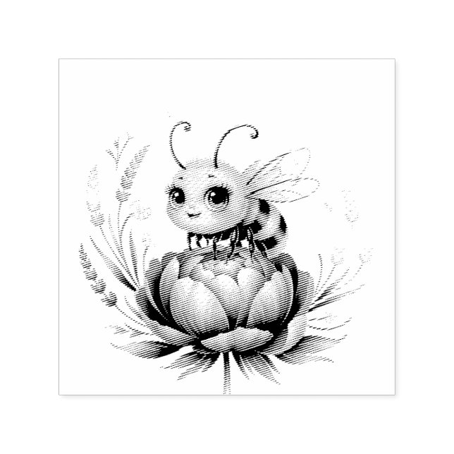 Hello summer  self-inking stamp (Design)