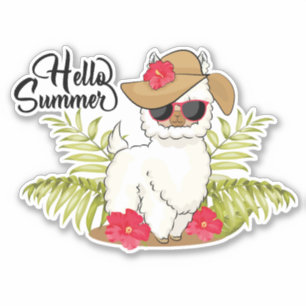 Hello Summer Sticker