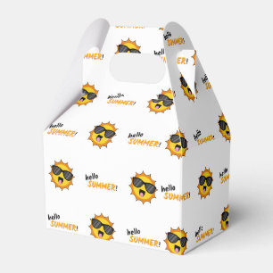 Hello Summer Sun with Sunglasses Favour Box