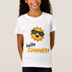 Hello Summer Sun with Sunglasses T-Shirt