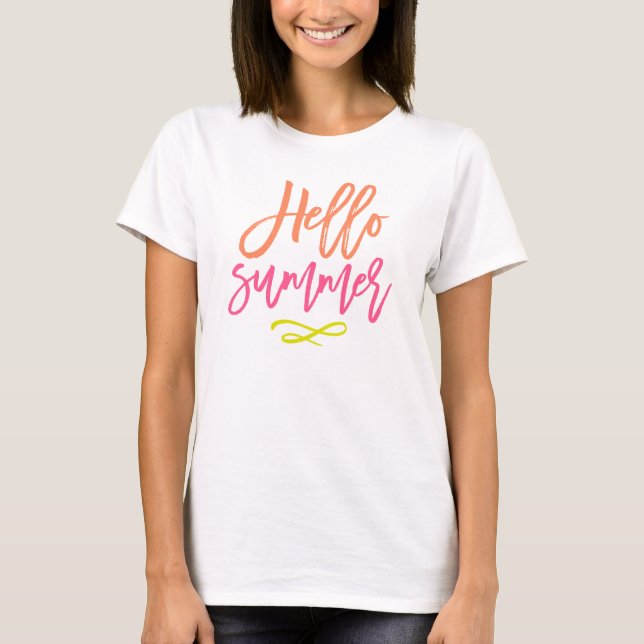 Hello Summer T-Shirt (Front)