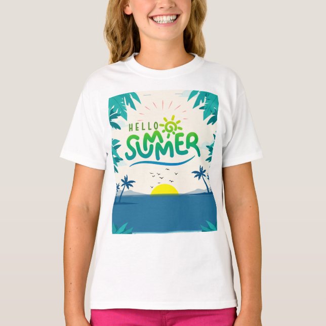 Hello Summer T-Shirt (Front)