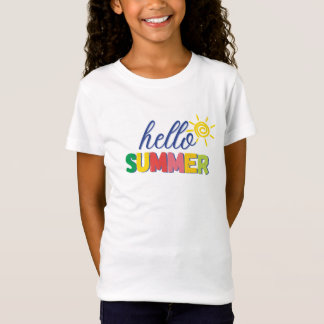 "hello summer" t-shirt