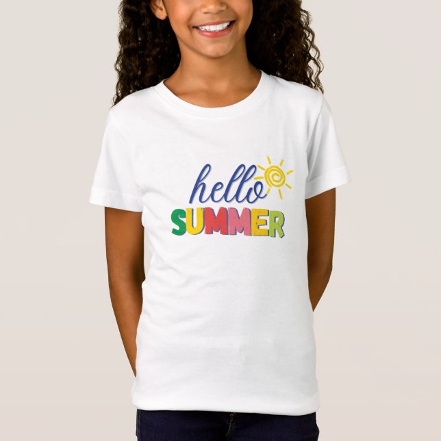 "hello summer" t-shirt (Front)