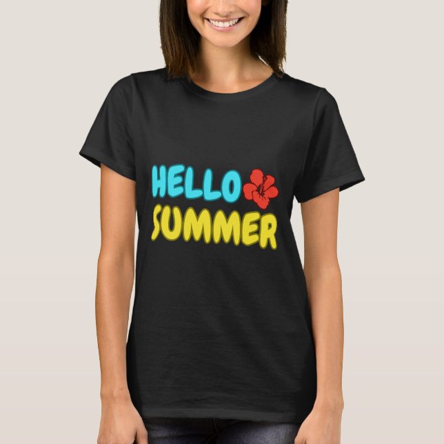 Hello Summer T-Shirt (Front)