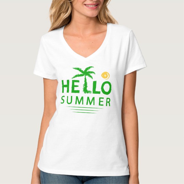 Hello Summer T-Shirt (Front)