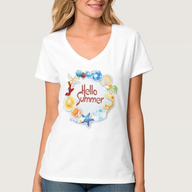 Hello Summer! T-Shirt (Front)