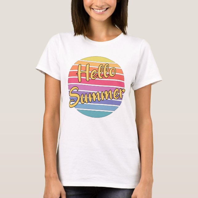 Hello Summer T-Shirt (Front)