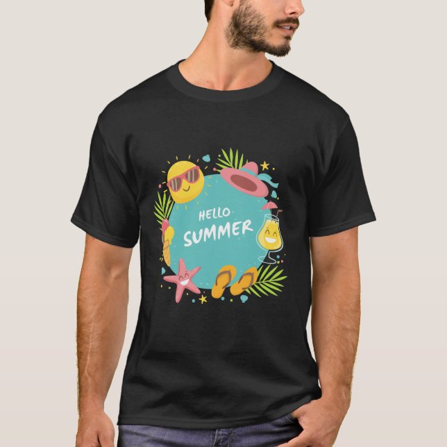 hello summer  T-Shirt (Front)