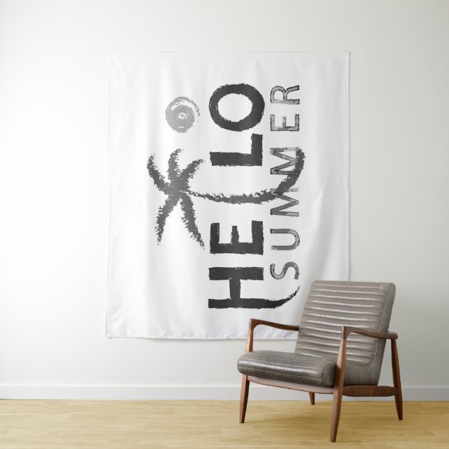 Hello Summer Tapestry (In Situ)