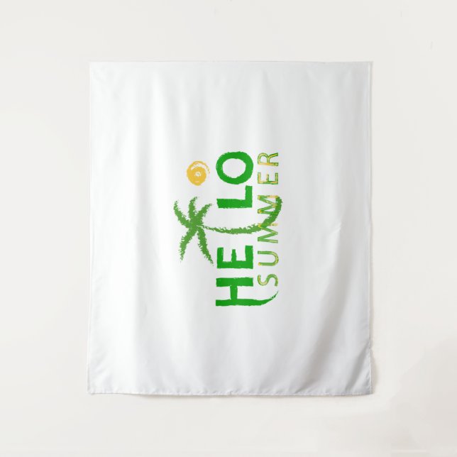 Hello Summer Tapestry (Front)
