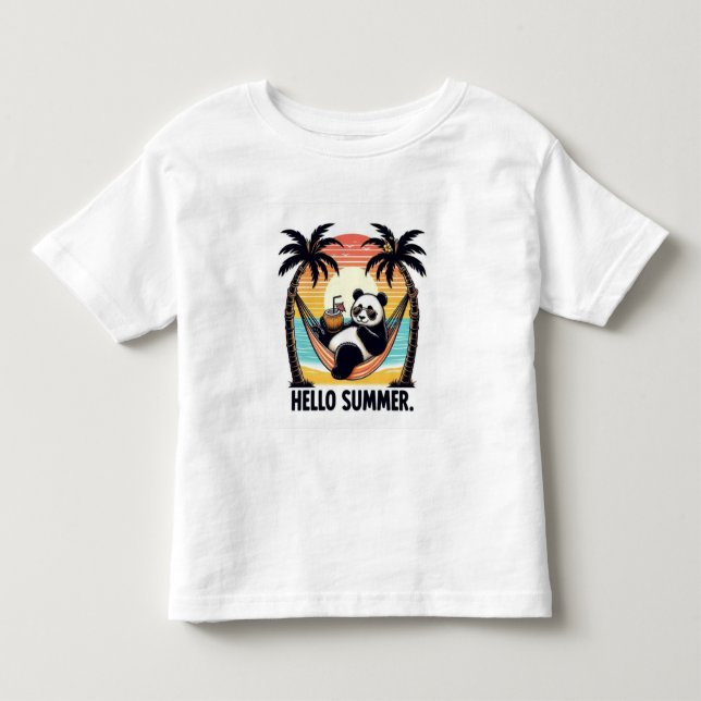 Hello Summer  Toddler T-Shirt (Front)