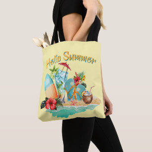 Hello Summer  Tote Bag