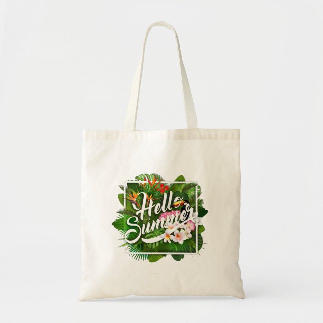 Hello Summer Tote Bag (Front)