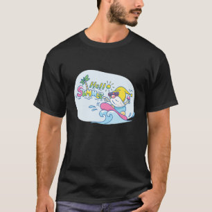 Hello Summer Vacation Garden Gnomes Beach Vibes Wo T-Shirt
