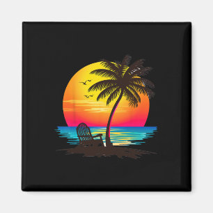 Hello Summer Vibes Vacation Mens Womens Beach Crui Magnet