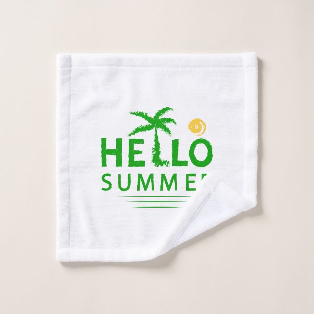 Hello Summer Wash Cloth (Wash Cloth)