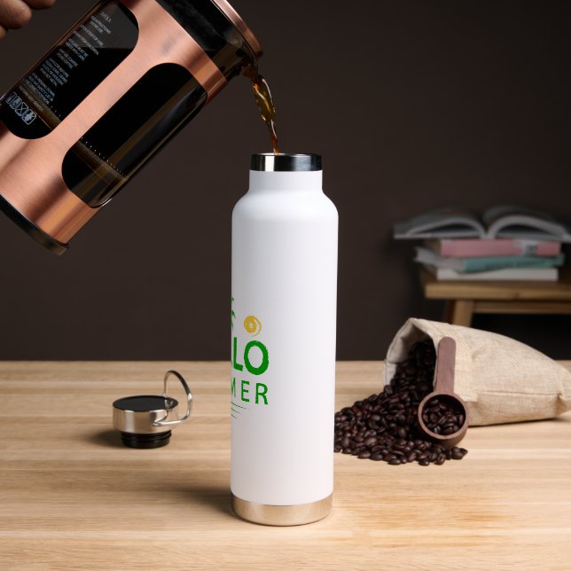 Hello Summer Water Bottle (Coffee)