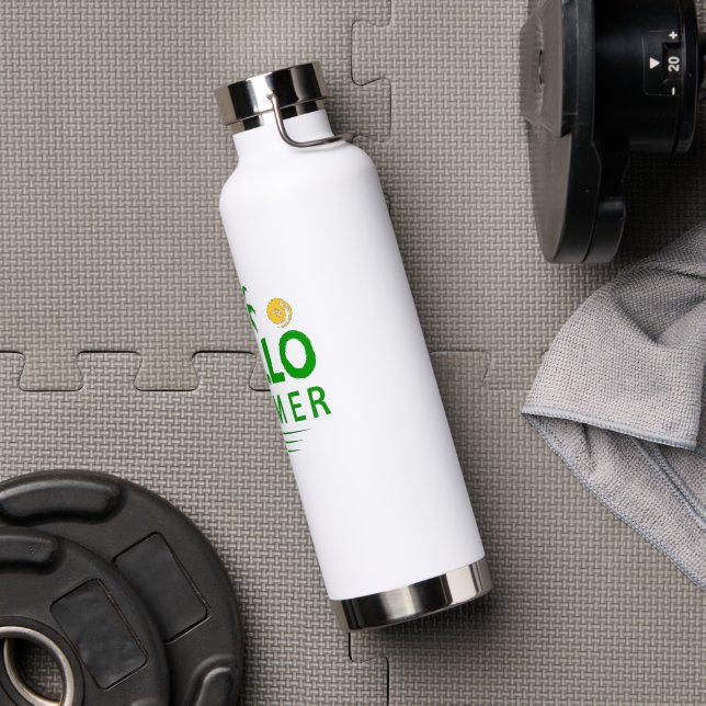 Hello Summer Water Bottle (Gym)