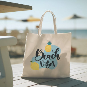 Hello Summer with Flamingo Tropical Tote Bag