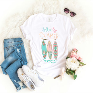 Hello Summer Women's Beach Vibe T-Shirt