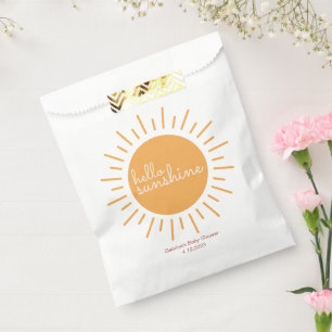 Hello Sunshine Baby Shower  Favour Bags