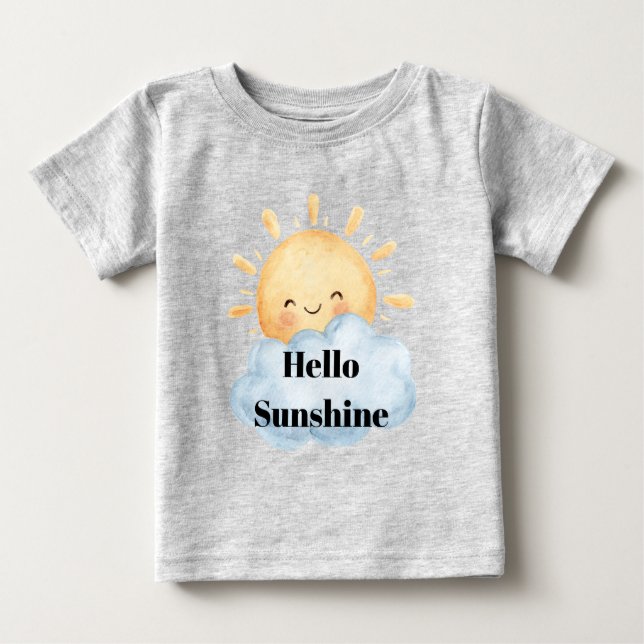 Hello Sunshine Baby T-Shirt (Front)