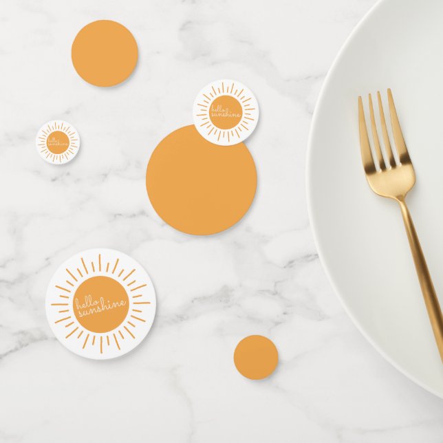 Hello Sunshine Boho Sunshine Gender Neutral Confetti (Group)