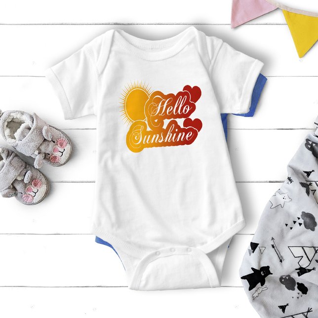 Hello Sunshine Cute Baby Bodysuit (Creator Uploaded)